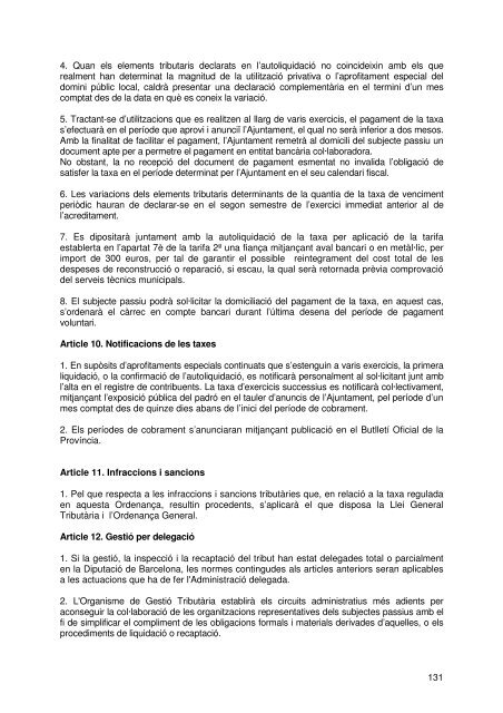 Document de tràmit Llibre Ordenances 2007.pdf - Ajuntament de ...