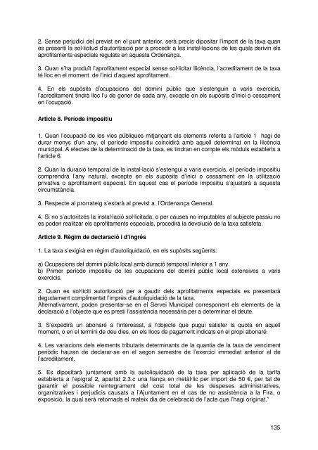 Document de tràmit Llibre Ordenances 2007.pdf - Ajuntament de ...