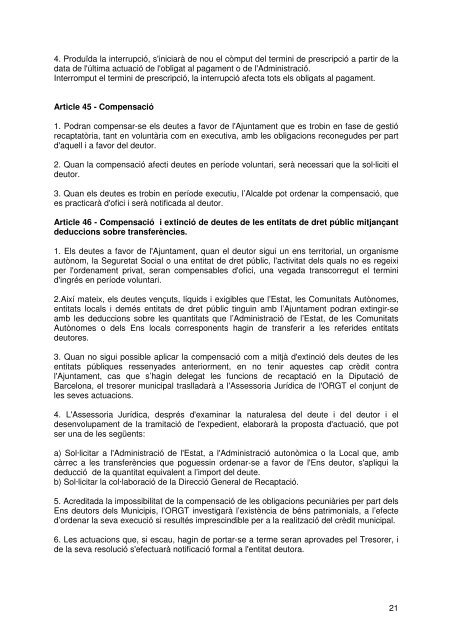 Document de tràmit Llibre Ordenances 2007.pdf - Ajuntament de ...