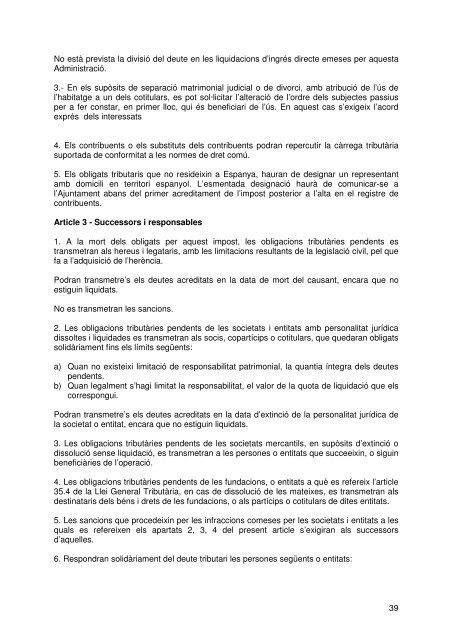 Document de tràmit Llibre Ordenances 2007.pdf - Ajuntament de ...