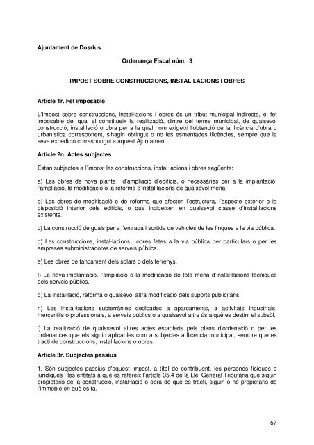 Document de tràmit Llibre Ordenances 2007.pdf - Ajuntament de ...