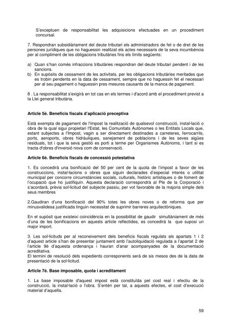 Document de tràmit Llibre Ordenances 2007.pdf - Ajuntament de ...