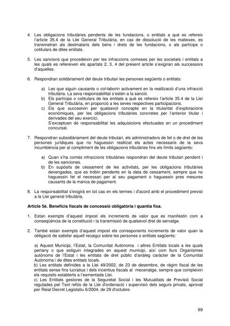 Document de tràmit Llibre Ordenances 2007.pdf - Ajuntament de ...