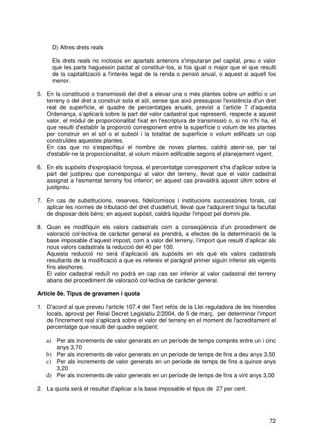 Document de tràmit Llibre Ordenances 2007.pdf - Ajuntament de ...