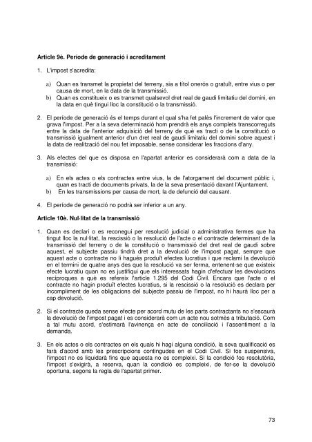 Document de tràmit Llibre Ordenances 2007.pdf - Ajuntament de ...