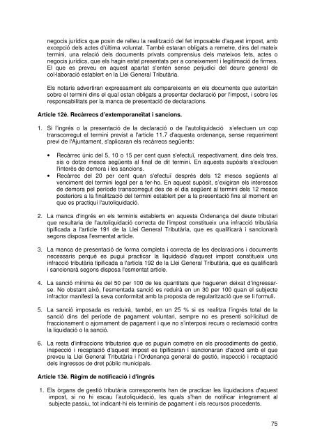 Document de tràmit Llibre Ordenances 2007.pdf - Ajuntament de ...