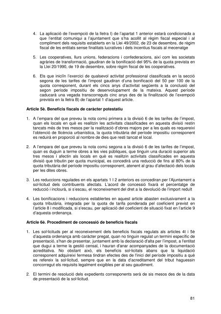 Document de tràmit Llibre Ordenances 2007.pdf - Ajuntament de ...