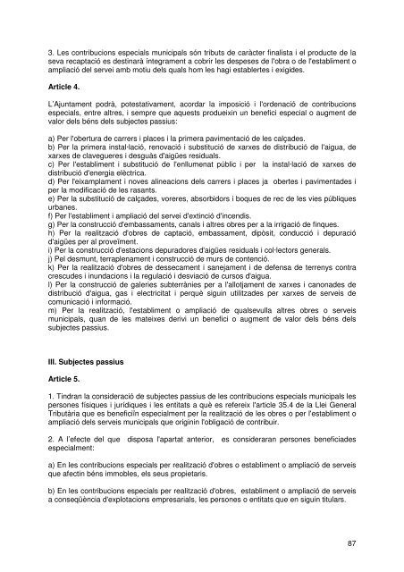 Document de tràmit Llibre Ordenances 2007.pdf - Ajuntament de ...