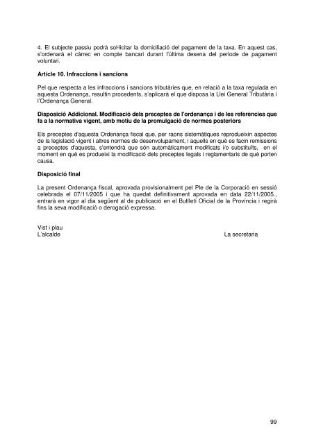 Document de tràmit Llibre Ordenances 2007.pdf - Ajuntament de ...