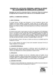 Conveni Personal de l'Ajuntament - Torrelles de Llobregat