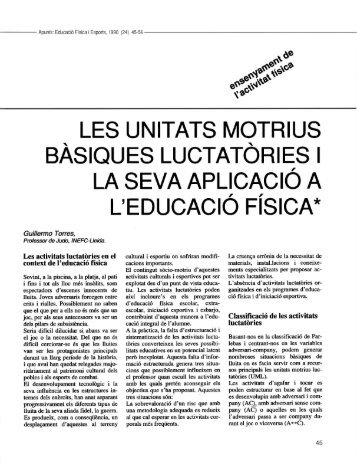 LES UNITATS MOTRIUS BÀSIQUES LUCTATÒRIES I LA ... - apunts