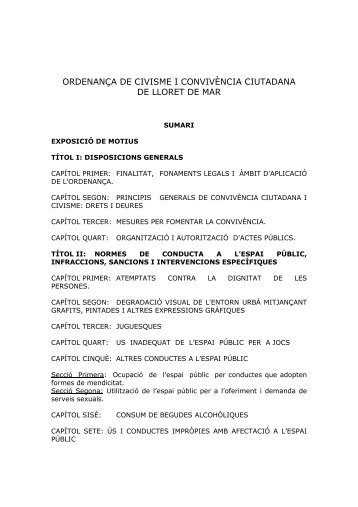05-2012-div-sj- ordenança civisme-definitiva - Ajuntament de Lloret ...