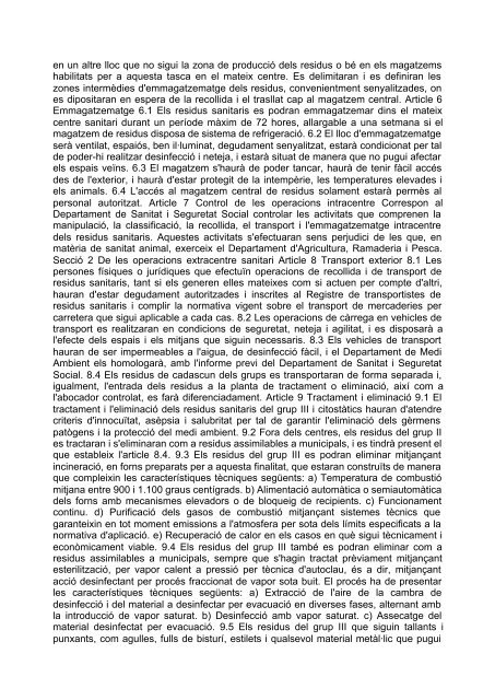 Legislació comuna aplicable Decret183/1981 de 2 de juliol, de ...