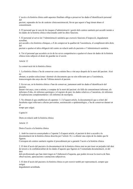 Legislació comuna aplicable Decret183/1981 de 2 de juliol, de ...