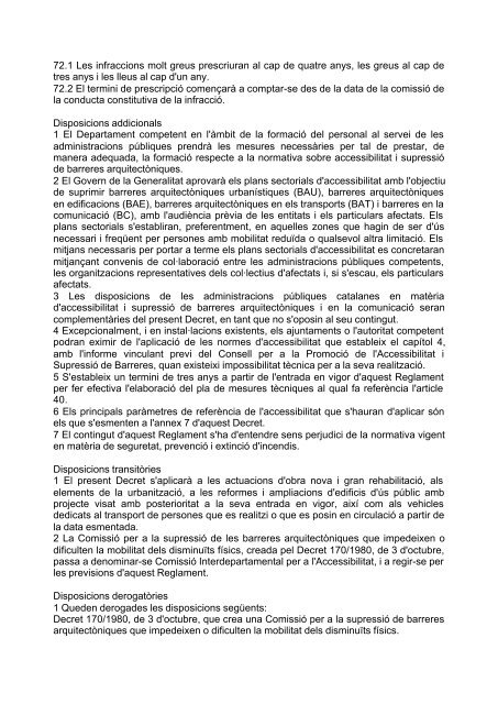 Legislació comuna aplicable Decret183/1981 de 2 de juliol, de ...