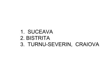 Prezentari-Suceava-Bistrita-DrbTrSeverin-Craiova ... - COWI Projects