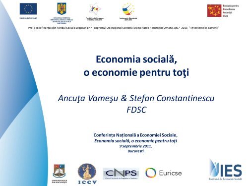Prezentare Ancuta Vamesu / Stefan Constantinescu - FDSC