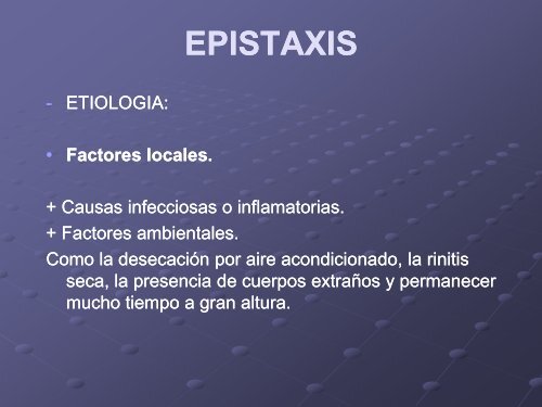 epistaxis - Grupo CTO