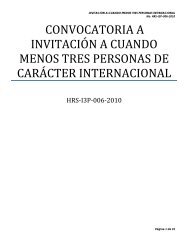 convocatoria a invitación a cuando menos tres personas ... - PEMEX