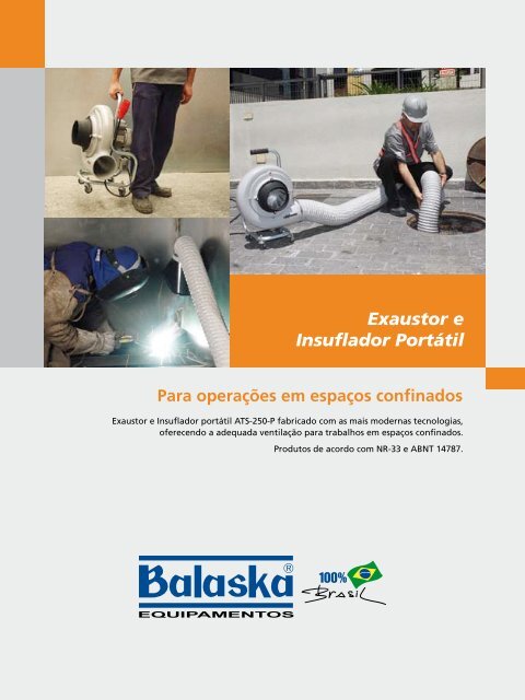 Exaustor e Insuflador Portátil - Balaska