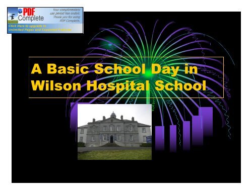 A week at Wilson's Hospital School - Goethe-Schule