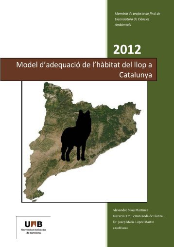 Model d'adequació de l'hàbitat del llop a Catalunya - Recercat