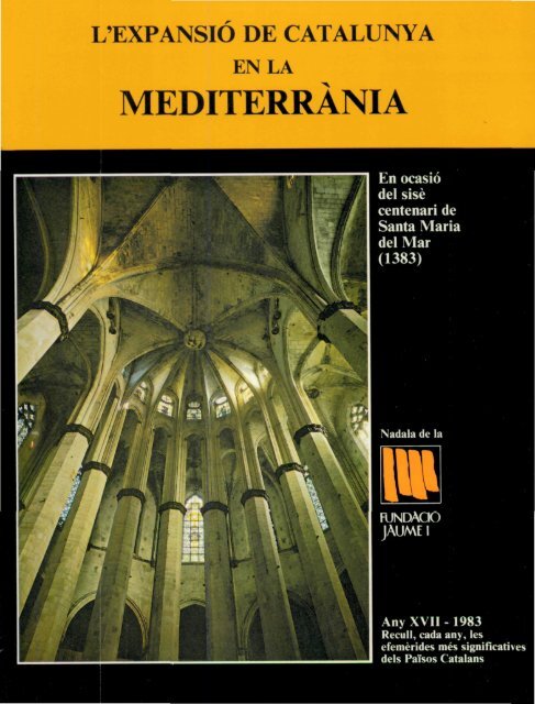 Nadala_1983_L´expansió de Catalunya en la mediterrània