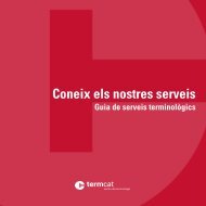 Coneix els nostres serveis - Termcat