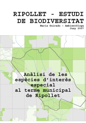 Índex projecte Ripollet - Regidoria de Medi Ambient - Ajuntament de ...