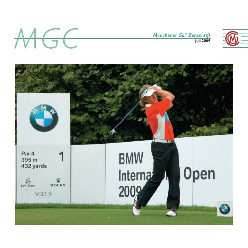MGC golf Heft Juni_2009 - Münchener Golf Club eV