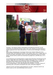 Kolmhof Trophy 26.Juni2011 - Golfclub Ansbach eV