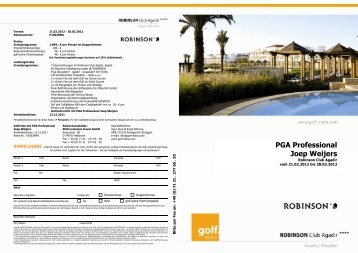 PGA Professional Joep Weijers - Golfclub Dortmund