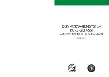 DGV-VorGabensystem kurz Gefasst - Golf.de