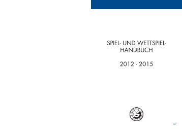 spieL- unD WettspieL- HanDbucH 2012 - 2015 - Golf.de