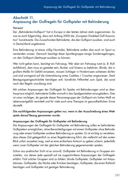 Spiel- & Wettspielhandbuch 2012 - Golf.de