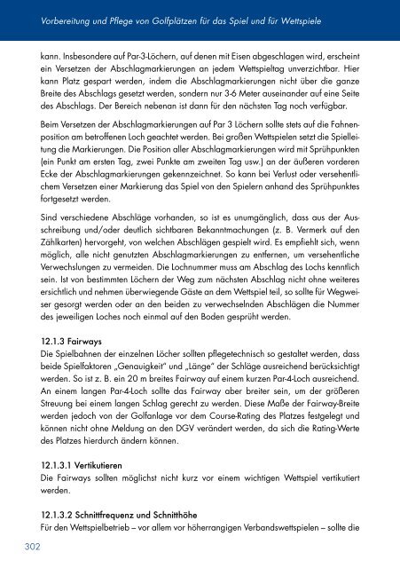 Spiel- & Wettspielhandbuch 2012 - Golf.de