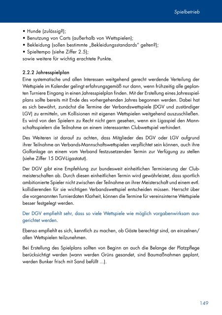 Spiel- & Wettspielhandbuch 2012 - Golf.de