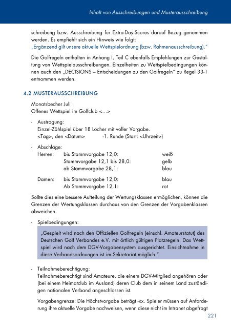 Spiel- & Wettspielhandbuch 2012 - Golf.de