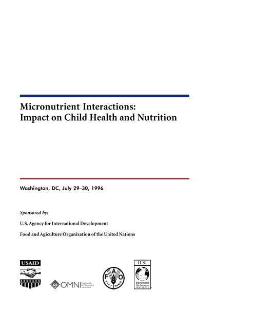 Micronutrient Interactions: Impact on Child Health and ... - Idpas.org