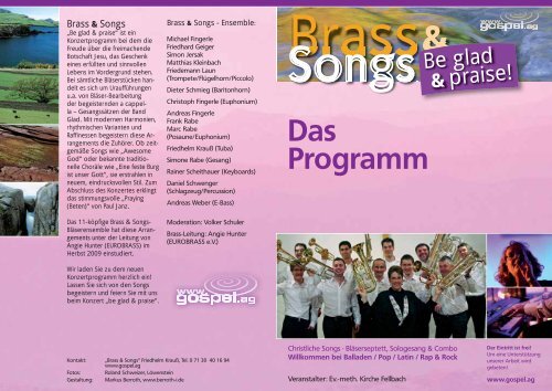 Programm als pdf - Gospel.Ag