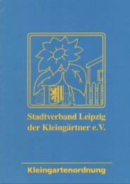 Kleingartenordnung - Stadtverband Leipzig der Kleingärtner e.V.