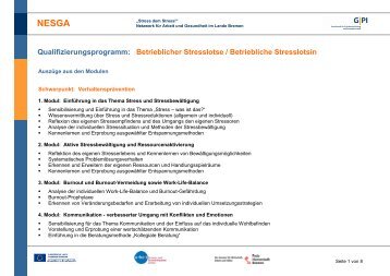 Betriebliche Stresslotsen/innen - GPI