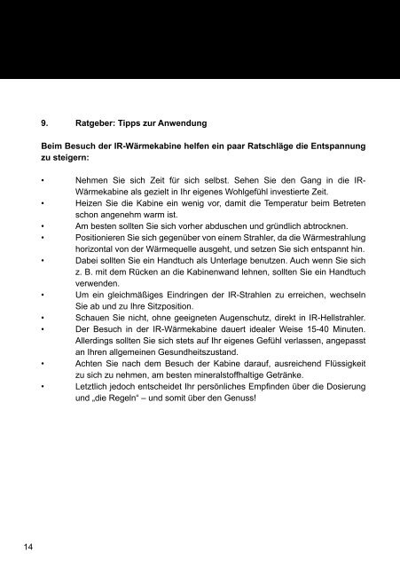 Unsere kleine Infrarot-Fibel Tipps für Infrarot-Frischlinge PDF - Format