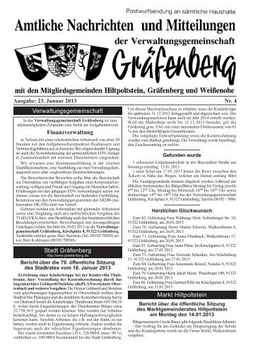 Ausgabe 04 23.01.2013 - Gräfenberg