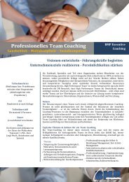 Professionelles Teamcoaching