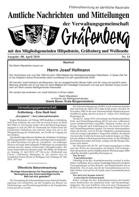 Ausgabe 14 08.04.2010 - Gräfenberg