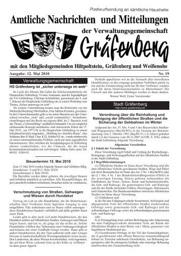 Ausgabe 19 12.05.2010 - Gräfenberg