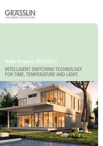 Trade Program 2012/2013 INTELLIGENT ... - Graesslin.de