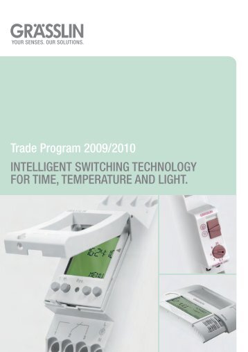 Trade Program 2009/2010 inTelligenT swiTching ... - Graesslin.de