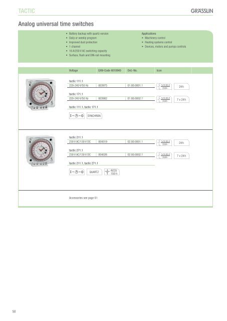 Trade Program 2009/2010 inTelligenT swiTching ... - Graesslin.de